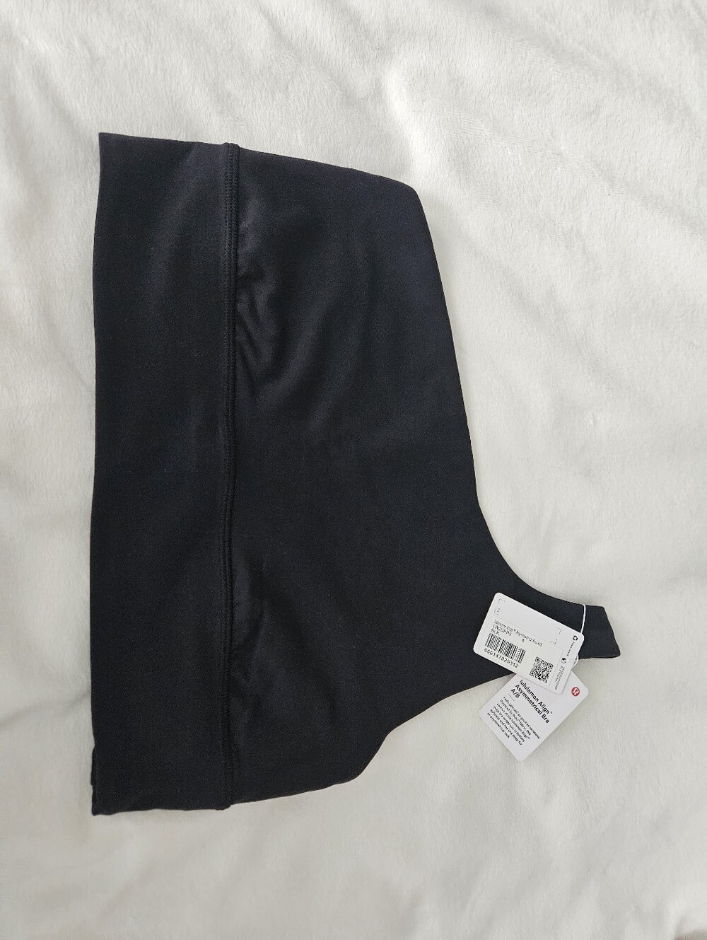 NWT Lululemon Align Asymmetrical Bra Black A/B Light Support Size 8 $58